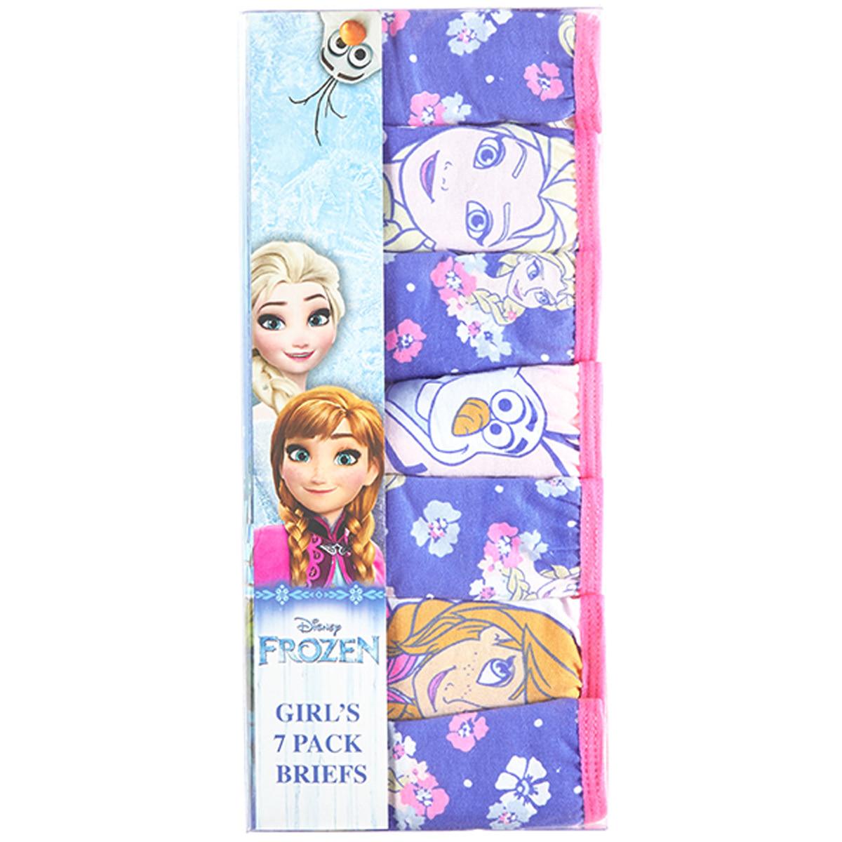 Licensed Children's Character Underwear Princess 7 Pack