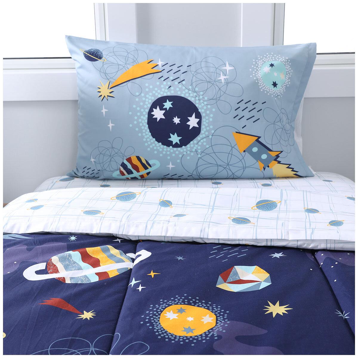 Life Comfort Kids Bed In A Bag Set 4 Piece Space