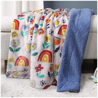 Life Comfort Ultimate Kids Sherpa Throw 101 x 127cm Nature