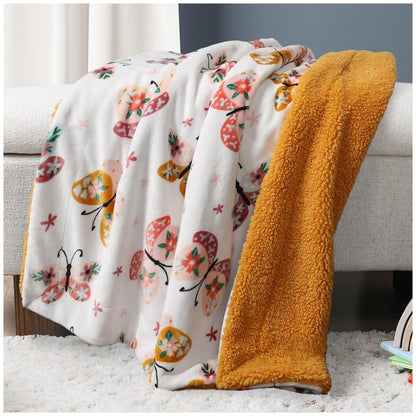 Life Comfort Ultimate Kids Sherpa Throw 101 x 127cm Nature