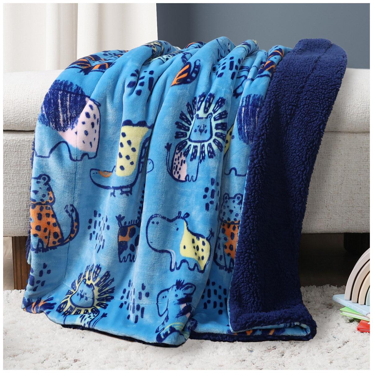 Life Comfort Ultimate Kids Sherpa Throw 101 x 127cm Nature