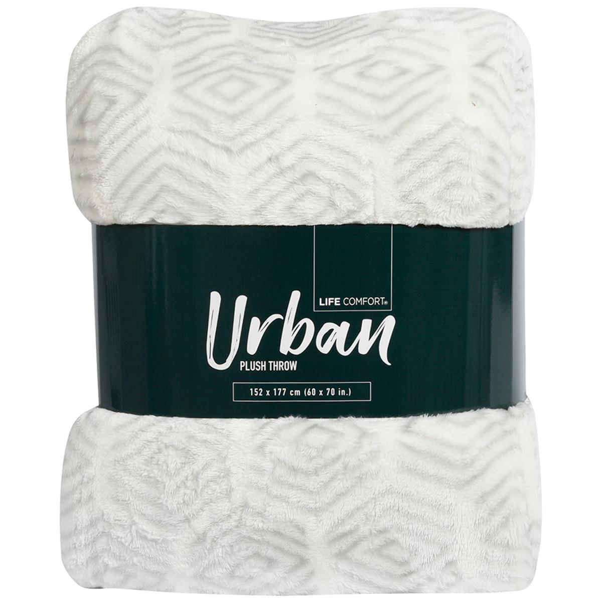 Life Comfort Urban Plush Throw Floral