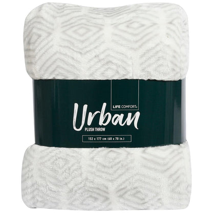 Life Comfort Urban Plush Throw Floral
