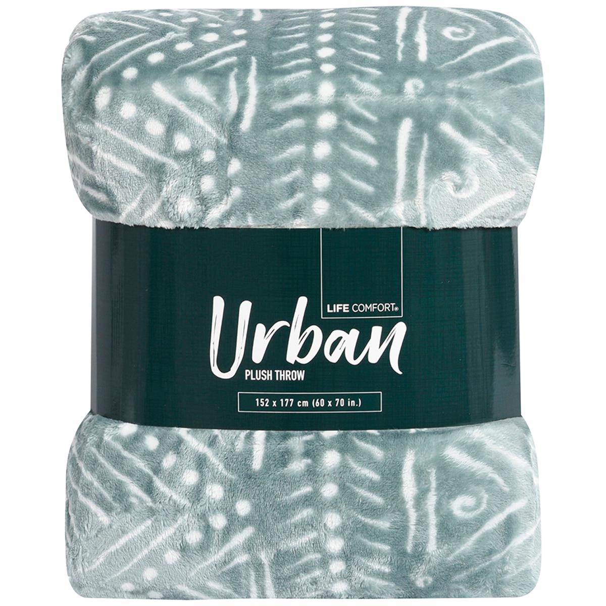 Life Comfort Urban Plush Throw Floral
