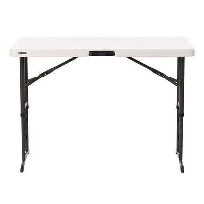 Lifetime 122cm Commercial Grade Adjustable Height Folding Table