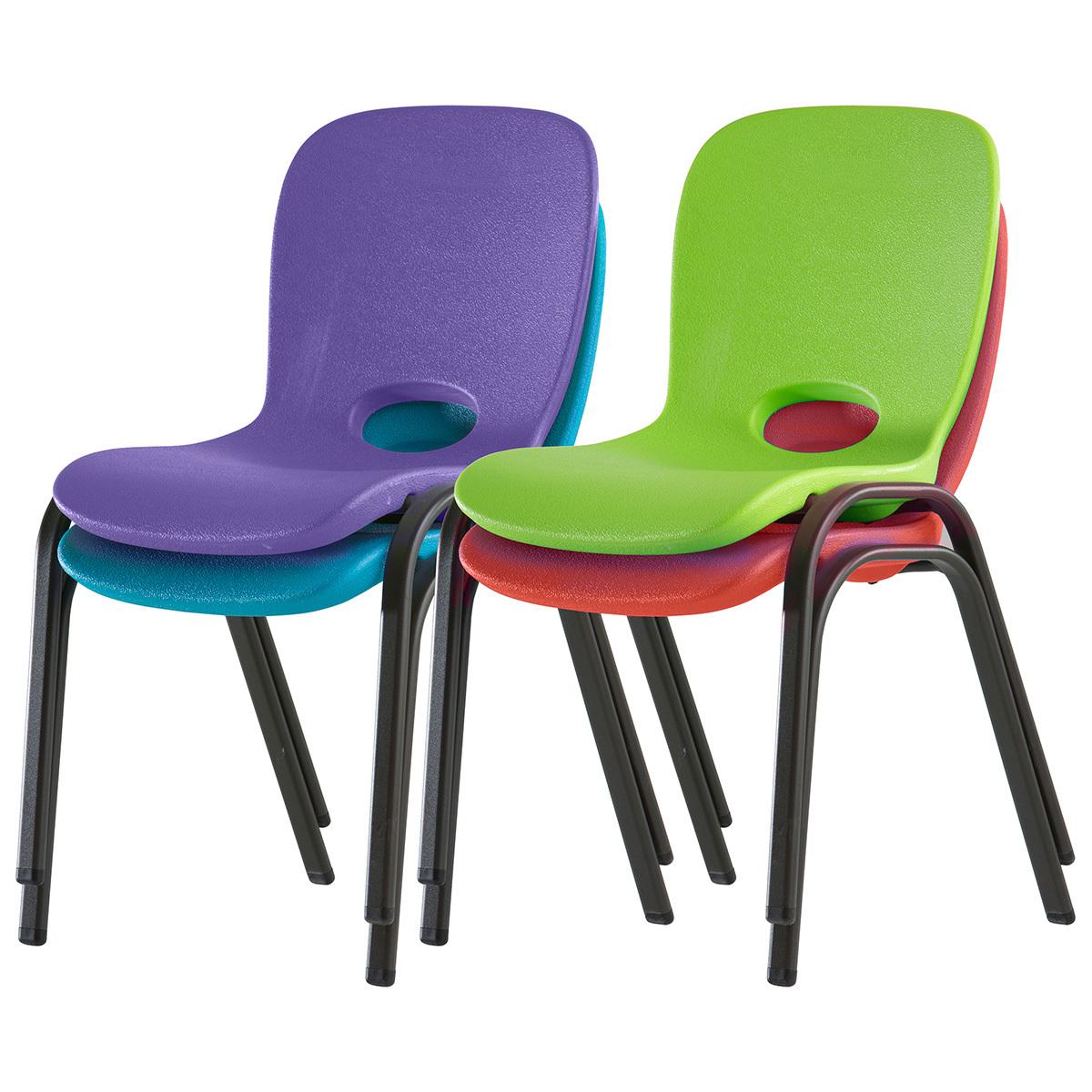 Lifetime Kids' Stackable Chair 2 Pack