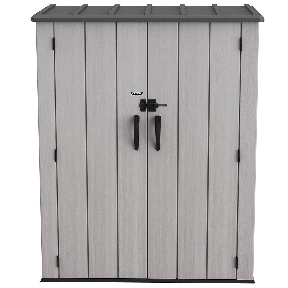 Lifetime Vertical Shed With Shelves