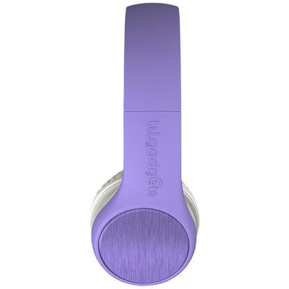 LilGadgets Purple Connect+ Style Children's Wired Headphones LGCS-05-PU