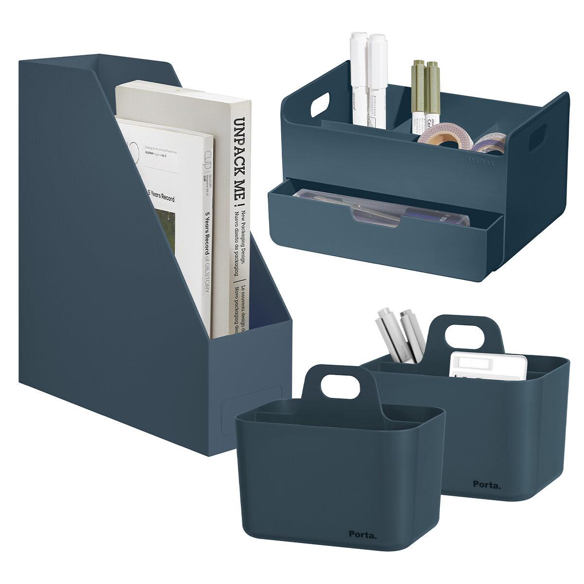 Litem Desk Organiser Set White