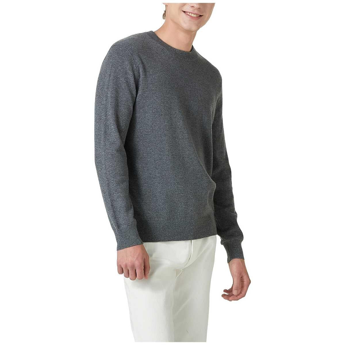 Lydia Vine Cashmere Crew Sweater Dark Navy