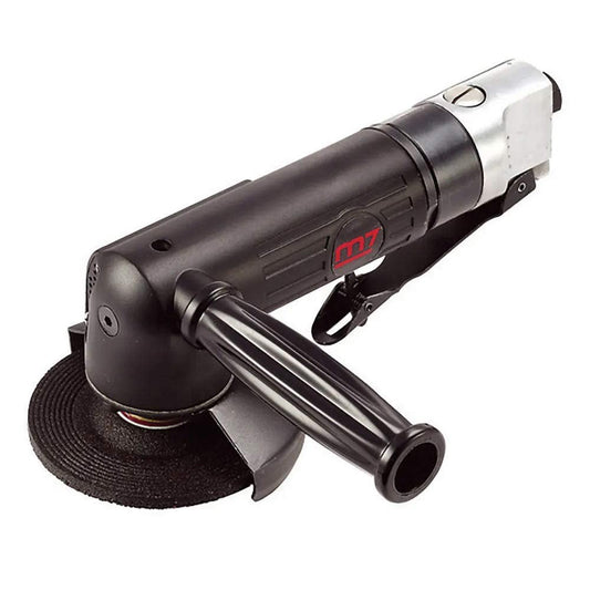 M7 125mm Air Angle Grinder with Safety Lever Throttle and Side Handle M7-QB135