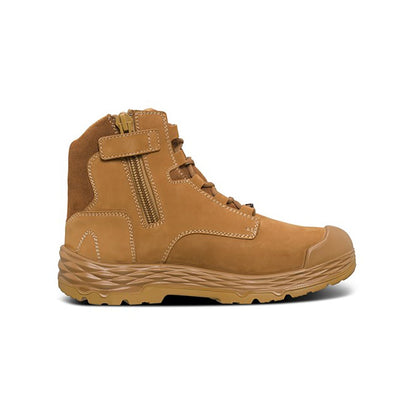 MACK Force Zip-Up Safety Boots Honey MK0FORCEZHH