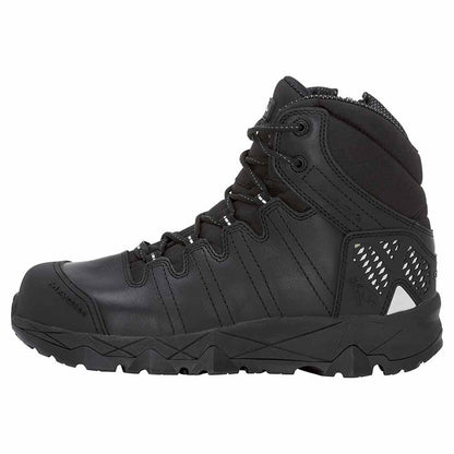 MACK Octane Zip-Up Safety Boots in Black MKOCTANEZBBF