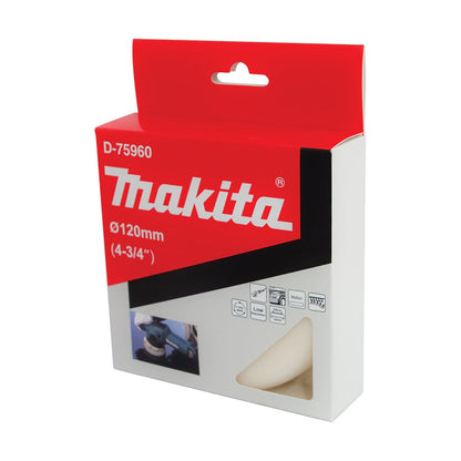 MAKITA 120mm Hook and Loop Polishing Pad - Medium D-75960