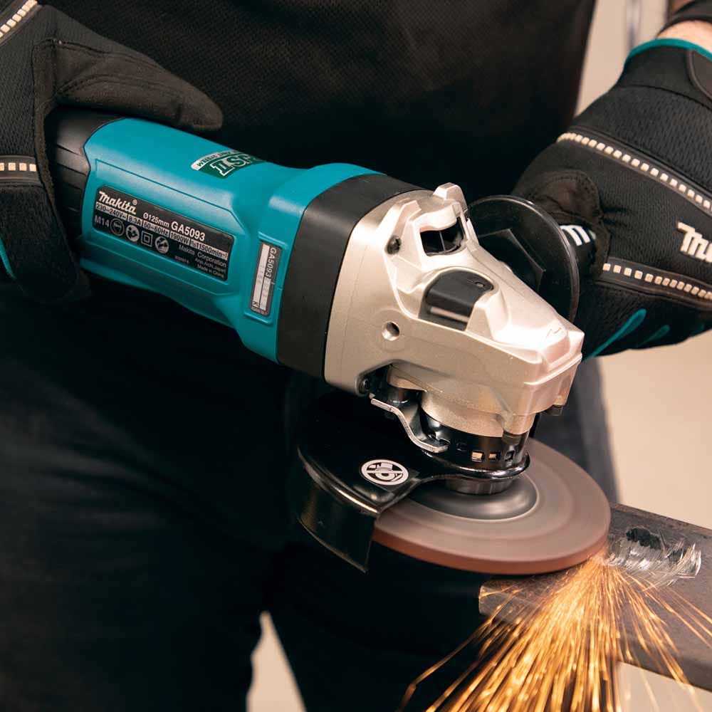 MAKITA 125mm (5 ) 1900W Paddle Switch Angle Grinder GA5093X01