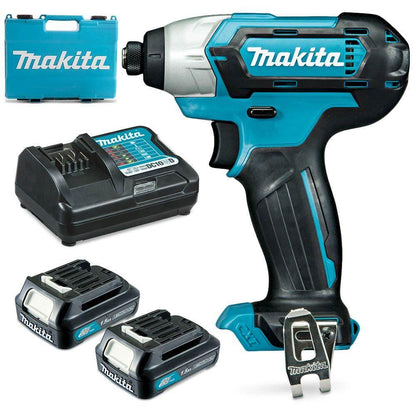 MAKITA 12V 1.5Ah Li-Ion CXT Max Cordless Impact Driver Combo Kit TD110DWYE