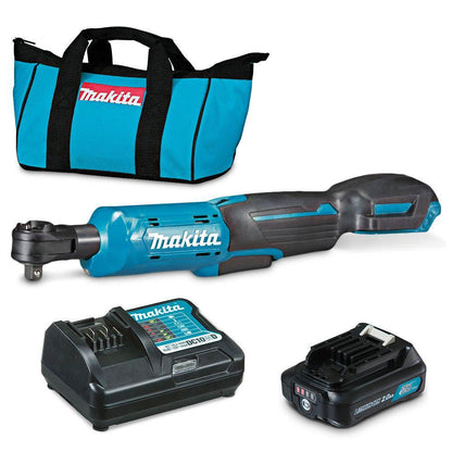 MAKITA 12V 1 x 2.0Ah Max Ratchet Wrench Kit w Tool Bag WR100DWA