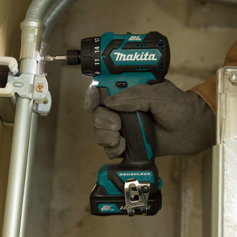 MAKITA 12V Max Brushless 1 4 Inch Hex Chuck Driver Drill Skin DF032DZ