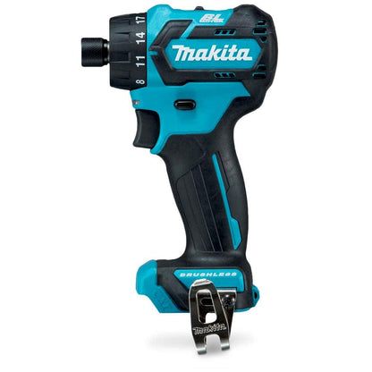 MAKITA 12V Max Brushless 2.0Ah Li-Ion CXT Cordless Driver Drill Combo Kit DF032DSAE