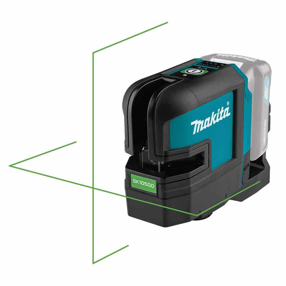 MAKITA 12V Max Green Cross Line Laser SK105GDZ