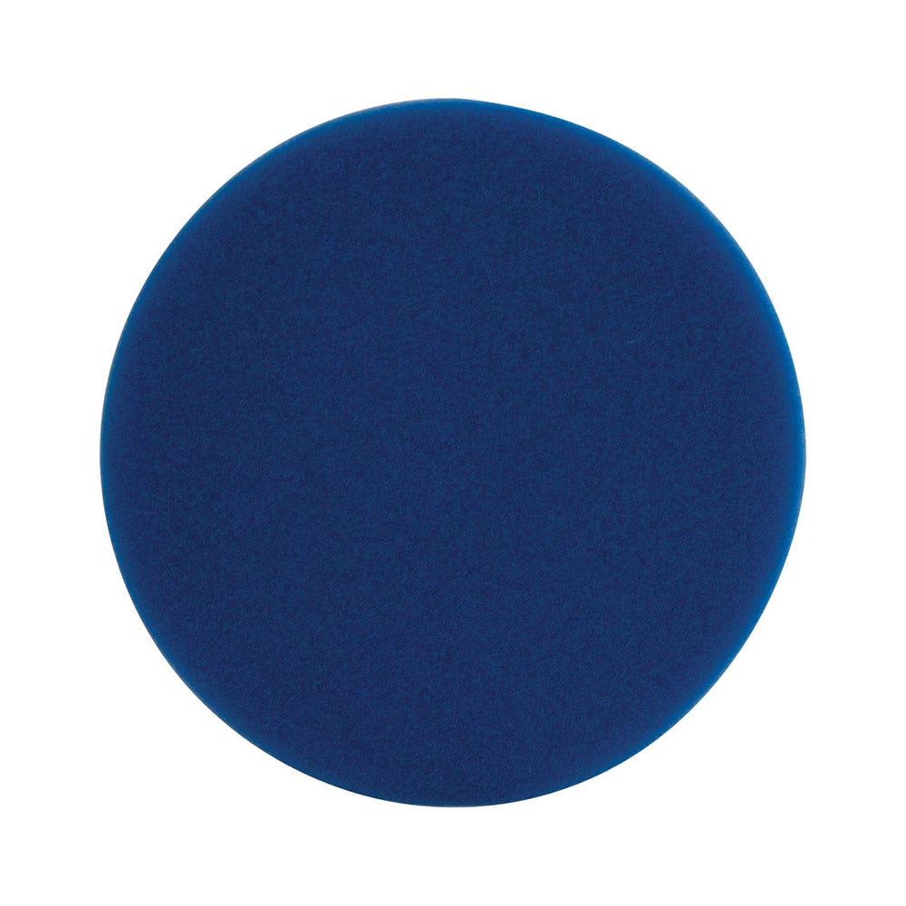 MAKITA 150mm Flat Polish Sponge Hook and Loop Blue D-62555