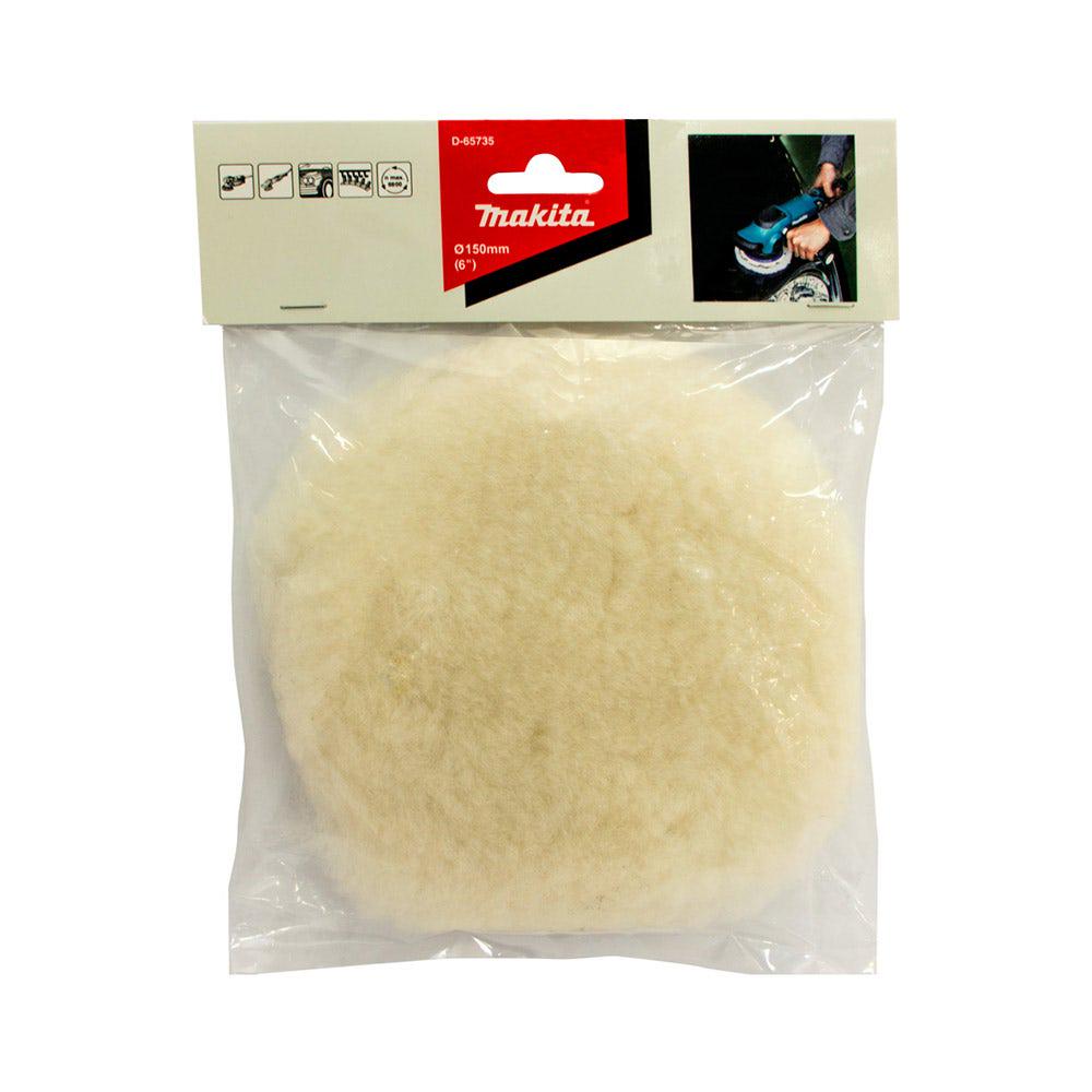 MAKITA 150mm Wool Pad Hook and Loop D-65735