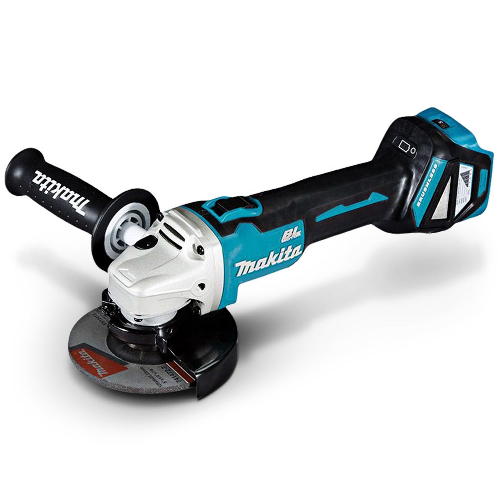 MAKITA 18V 125mm Brushless Slide Switch Angle Grinder Kit DGA511RTE
