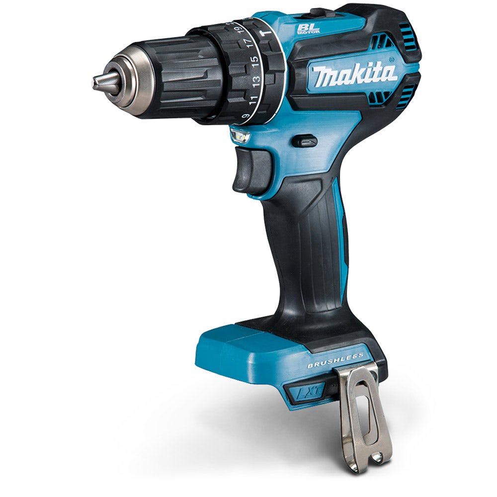 MAKITA 18V 13mm Brushless Hammer Driver Drill Kit DHP485SFE