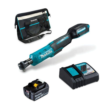 MAKITA 18V 1 4inch + 3 8inch Brushless 1x5.0Ah Ratchet Wrench Kit DWR180RTX1