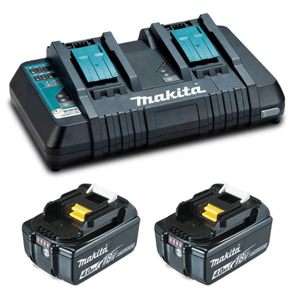 MAKITA 18V 2 x 4.0Ah Dual-Port Charger Starter Kit 1984984