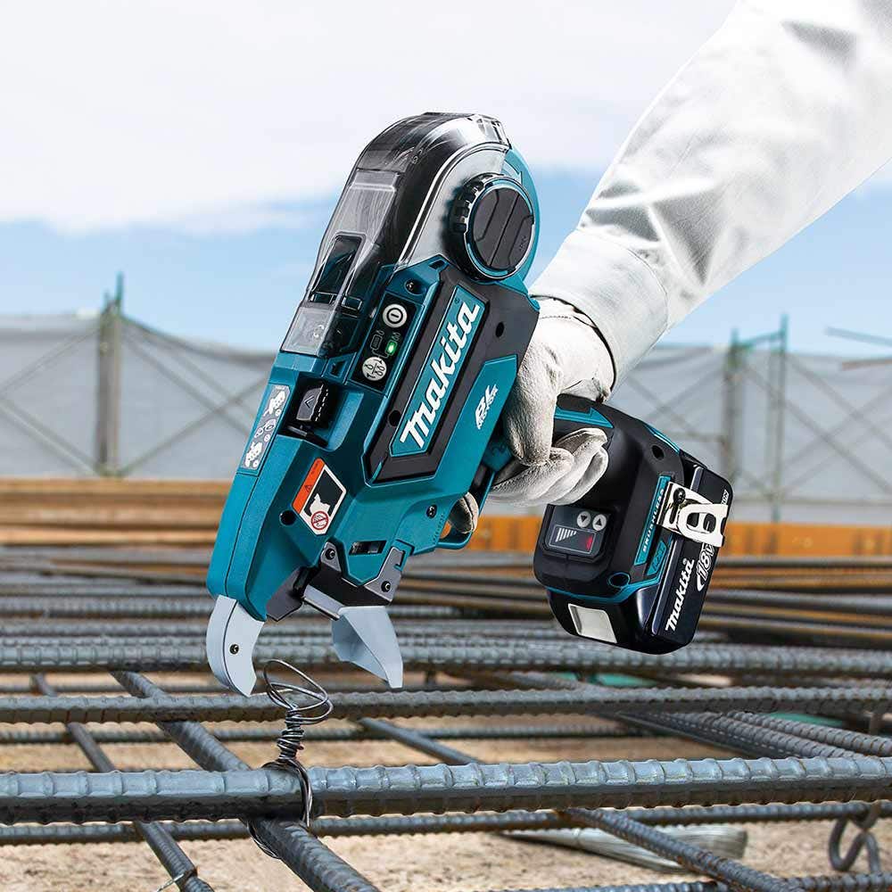 MAKITA 18V 2 x 5.0Ah Large Diameter Rebar Tying Tool Kit DTR181RTX1