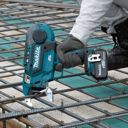 MAKITA 18V 2 x 5.0Ah Large Diameter Rebar Tying Tool Kit DTR181RTX1