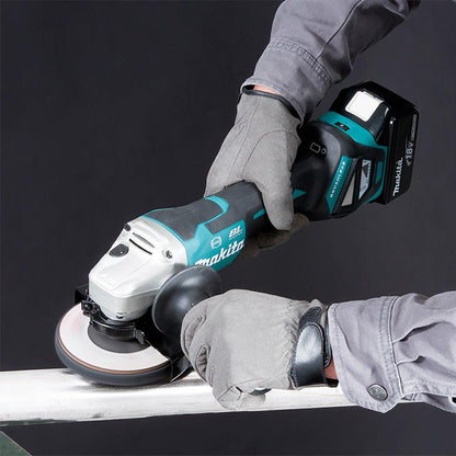 MAKITA 18V Brushless AWS 125mm Paddle Switch Angle Grinder w. Wireless Unit Skin DGA518ZU