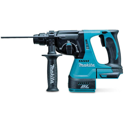 MAKITA 18V Brushless 2 x 5.0Ah Mobile SDS Plus Rotary Hammer Kit DHR243RTE