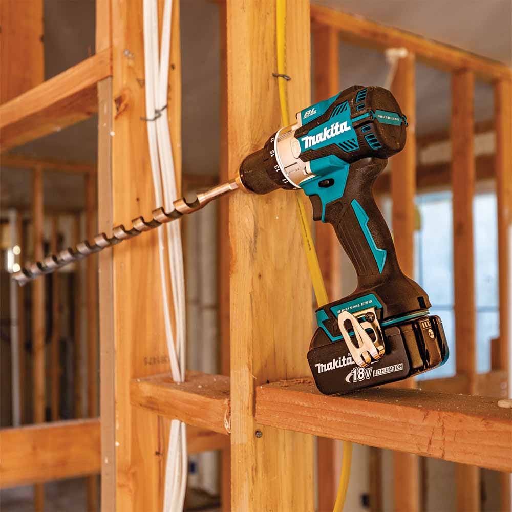MAKITA 18V Brushless 13mm Hammer Driver Drill Skin DHP489Z