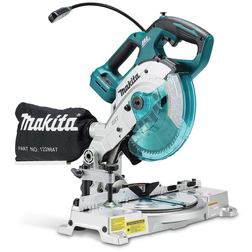 MAKITA 18V Brushless 165mm (6-1 2inch) Compact Mitre Saw DLS600Z