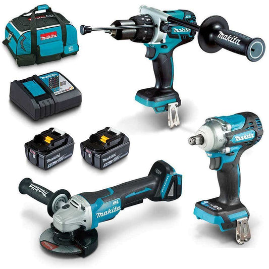 MAKITA 18V Brushless 3 Piece 2 x 5.0Ah Combo Kit DLX3150TX1