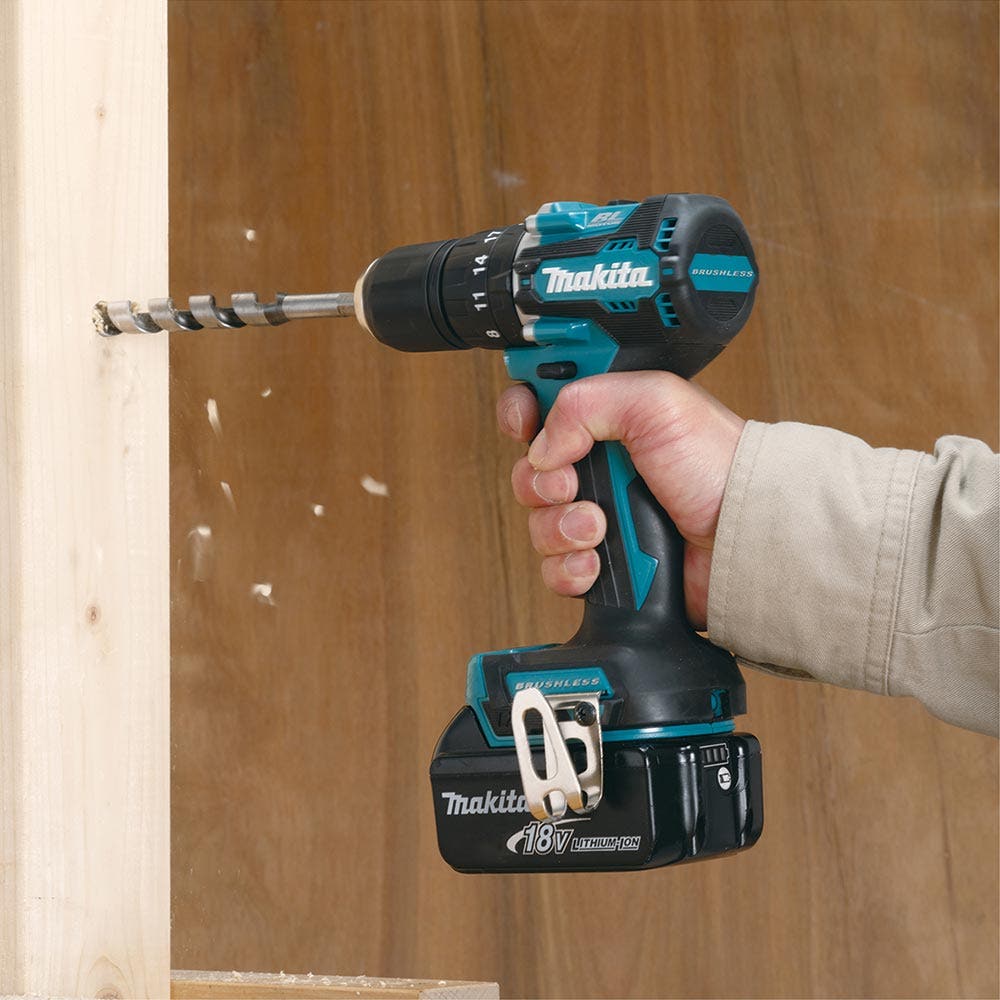 MAKITA 18V Brushless Sub-Compact Hammer Driver Drill Skin DHP487Z