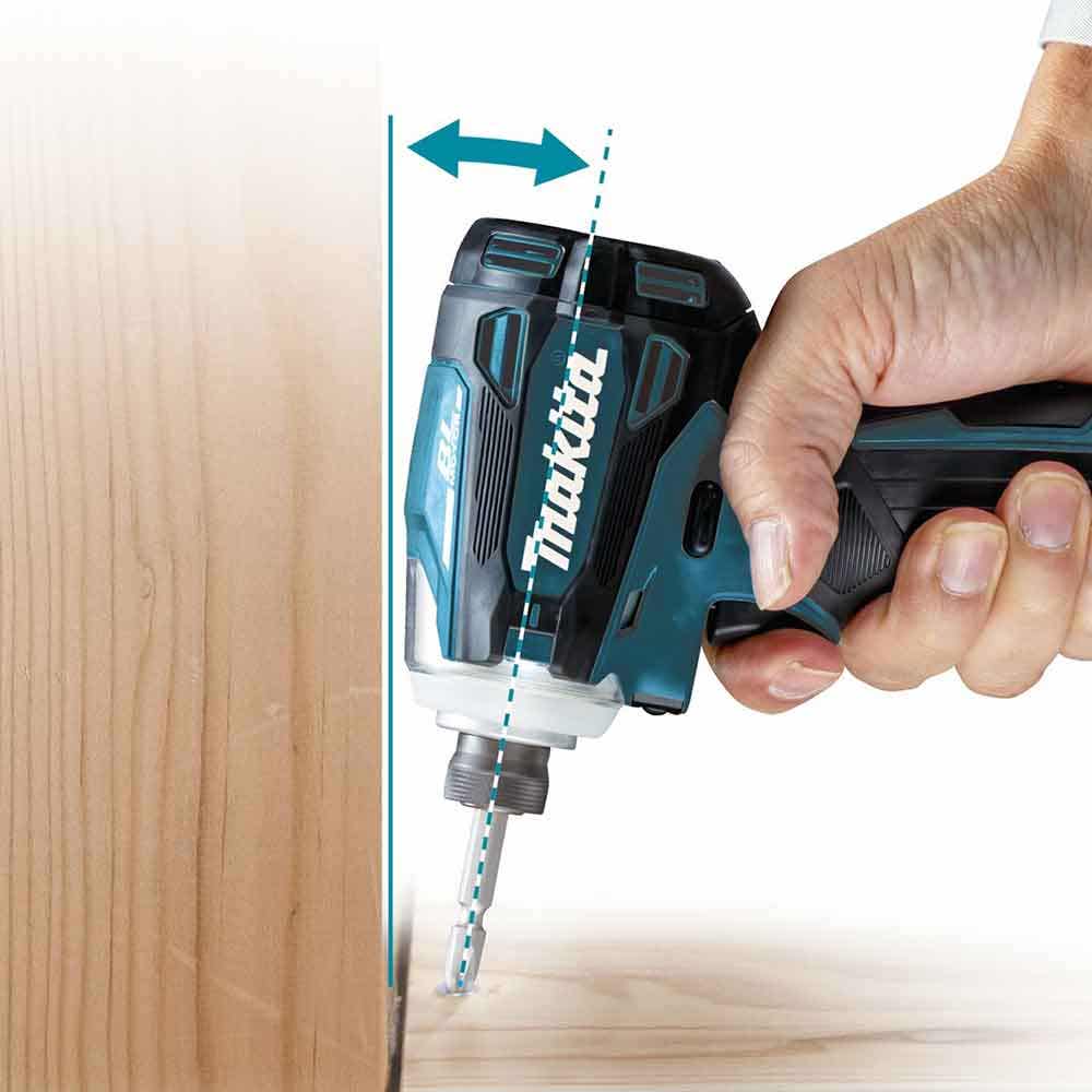 MAKITA 18V Brushless 2 x 5.0Ah 1 4 Impact Driver Kit DTD172RTJ