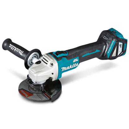 MAKITA 18V Brushless AWS 125mm Slide Switch Angle Grinder Kit DGA512RTEU