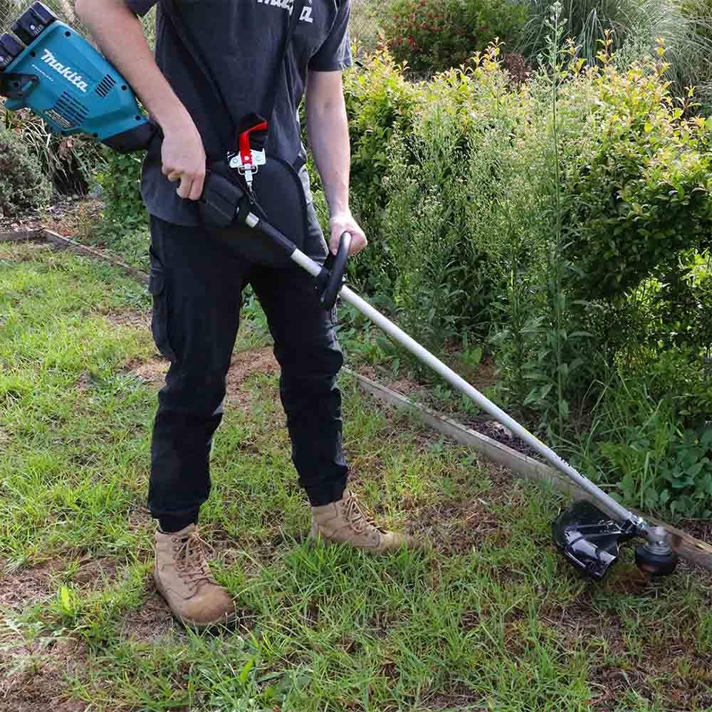MAKITA 18Vx2 Brushless 2 x 5.0Ah Loop Handle Line Trimmer Kit DUR369LPT2 MAKITA 18Vx2 Brushless Loop Handle Line Trimmer Skin DUR369LZ