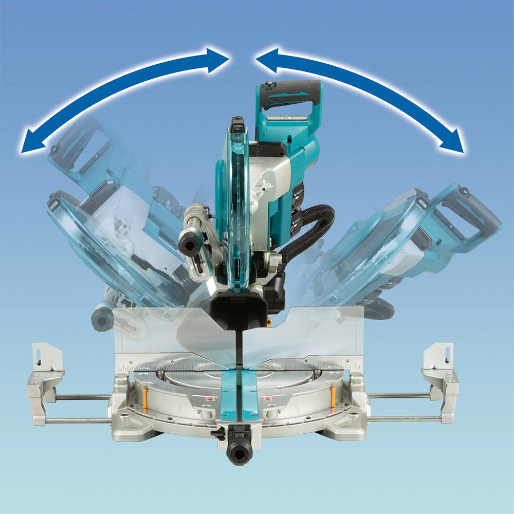 MAKITA 18Vx2 Brushless AWS 2 x 5.0Ah 305mm Slide Compound Saw Kit DLS211PT2U