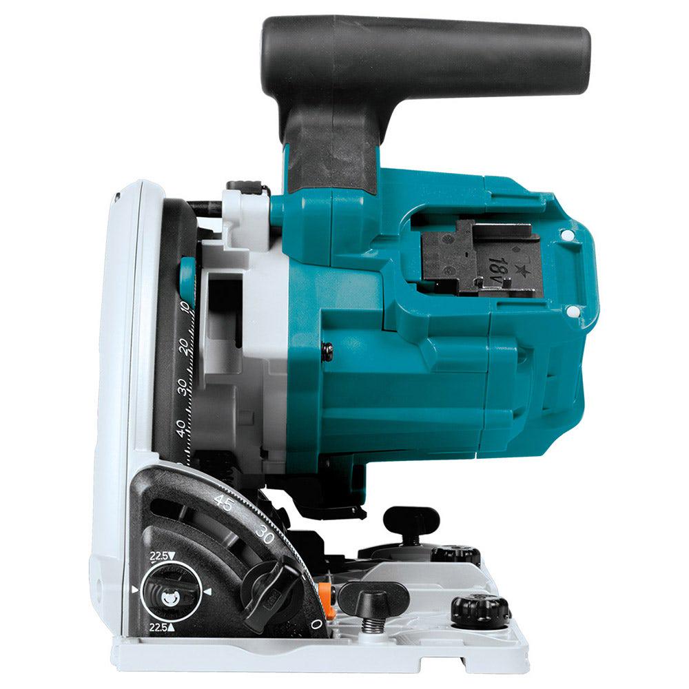 MAKITA 18Vx2 Brushless AWS 2 x 5.0Ah 165mm Plunge Cut Circular Saw Kit DSP601PT2JUT