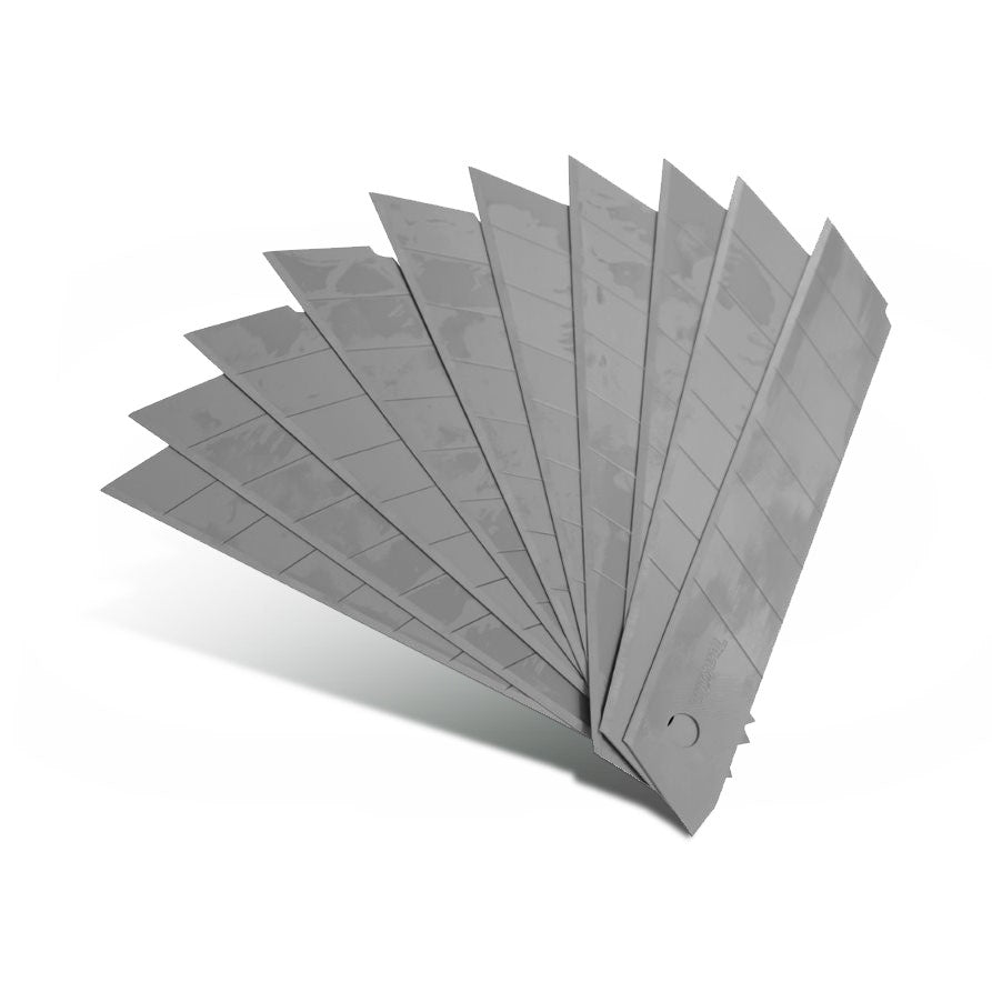 MAKITA 18mm Snap Off Knife Blades - 10 Piece D-74734