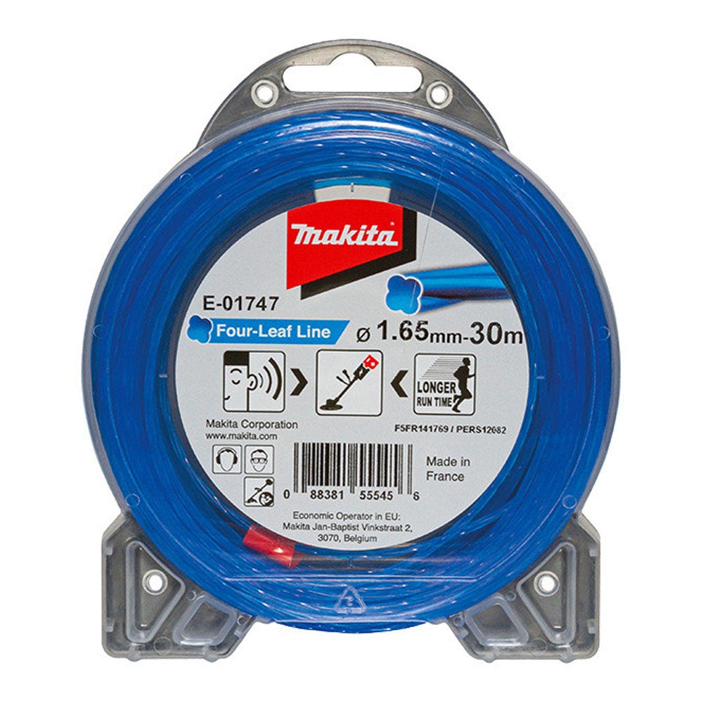 MAKITA 1.65mm x 30m Four Leaf Silent Nylon Line E01747