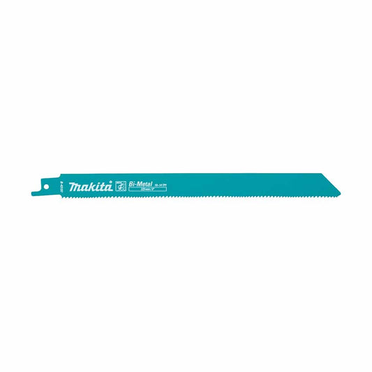 MAKITA 225mm 1.25T 10-14TPI Bi-Metal Reciprocating Blade for Wood Metal - 5 Piece B-43197