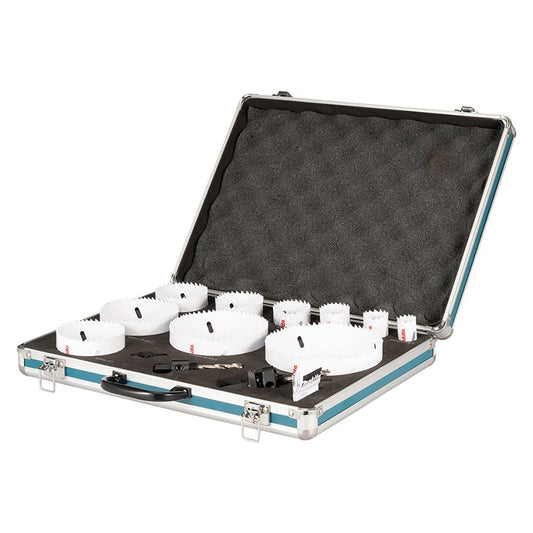 MAKITA 22-127mm Bi-Metal Holesaw Set for GENERAL Purpose - 13 Piece D-75764