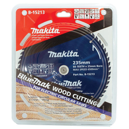 MAKITA 235mm 60T TCT Circular Saw Blade for Wood Cutting - BLUEMAK