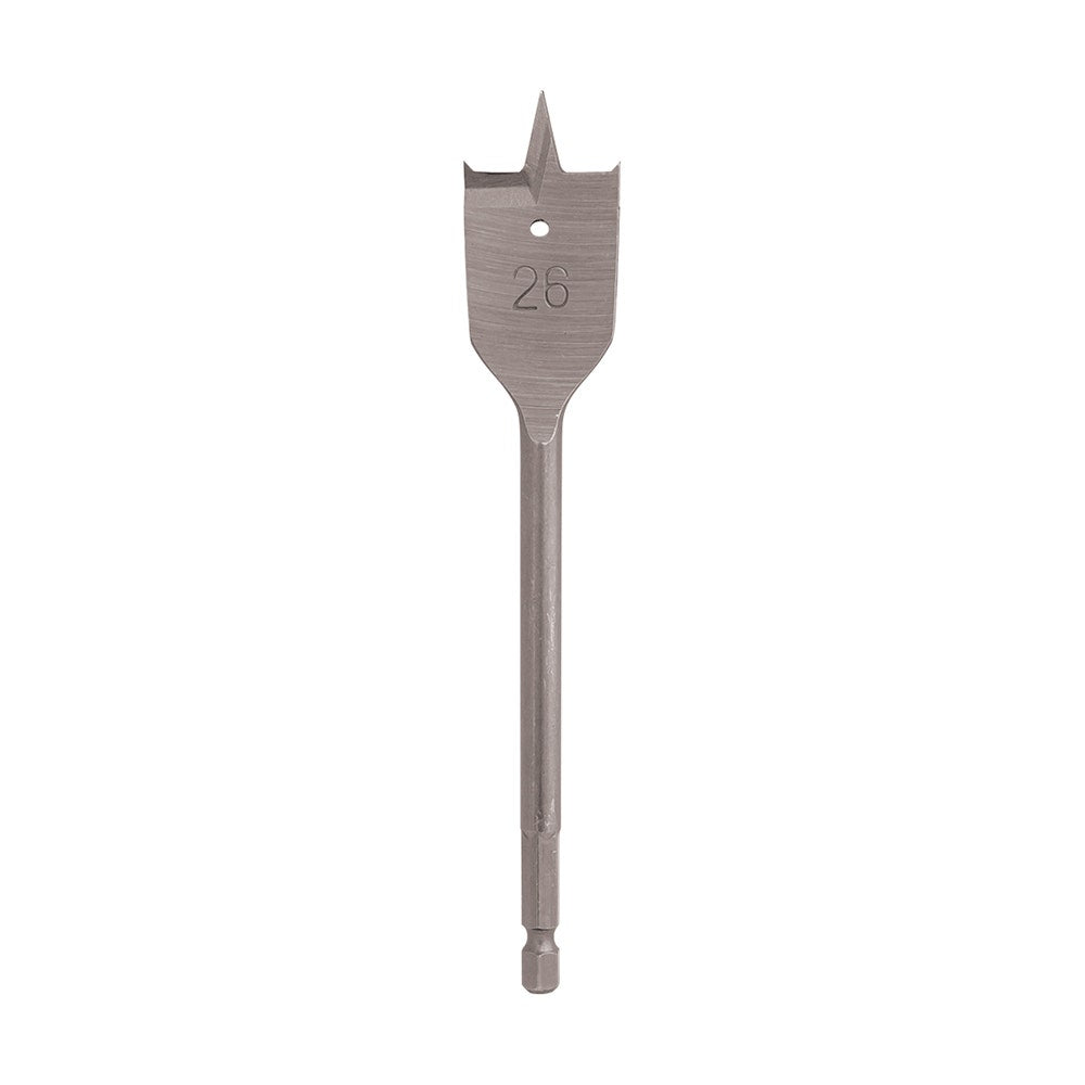 MAKITA 26 X 150mm Flat Wood Spade Bit - 1 4 Hex E-17295
