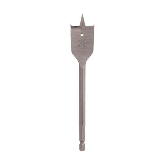 MAKITA 26 X 150mm Flat Wood Spade Bit - 1 4 Hex E-17295